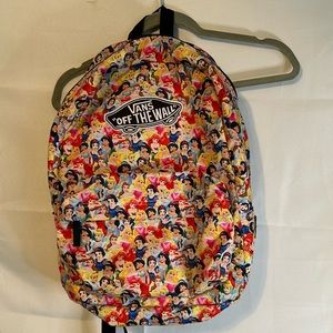 Van’s Disney Princess Backpack Full Size Excellent Condition